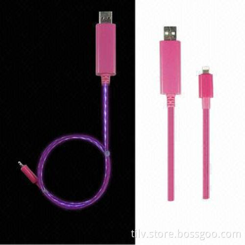 New LED Light Flashing Cable for iPhone 5s/5c